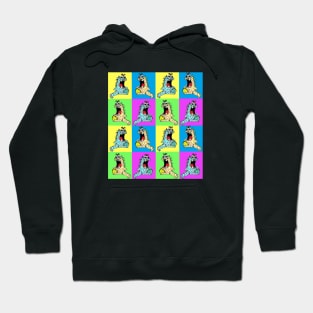 Dino Pop Art by LowEndGraphics Hoodie